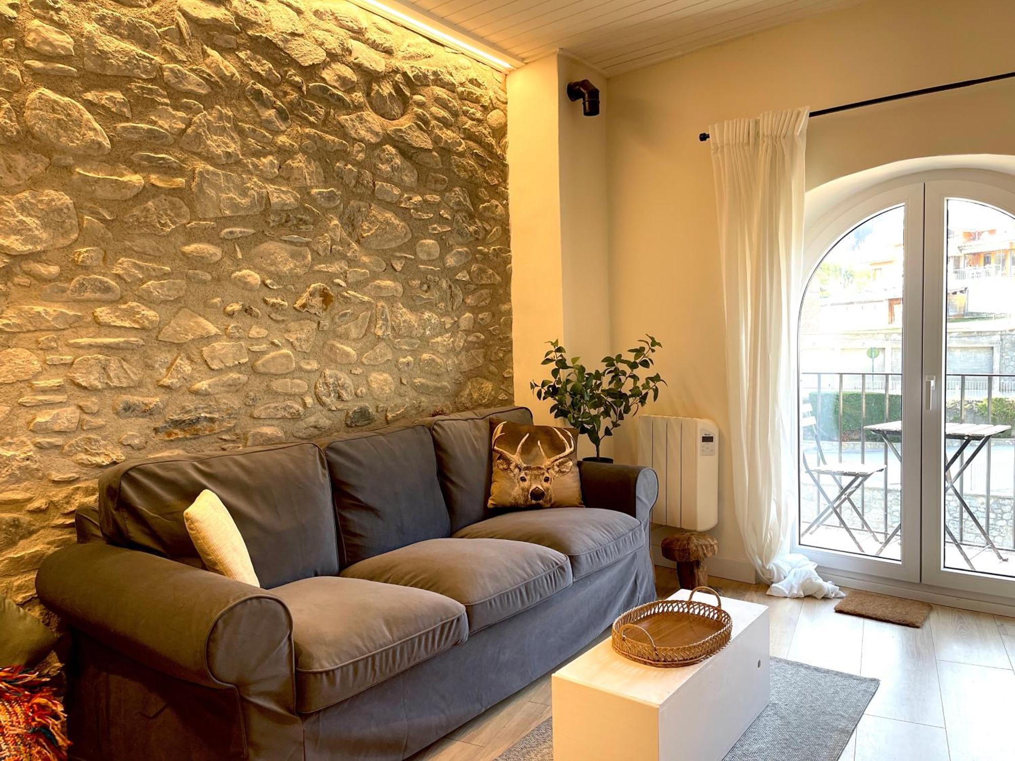 Apartamento Colgante Al Rio Con Vistas Al Puente Camprodon Dış mekan fotoğraf